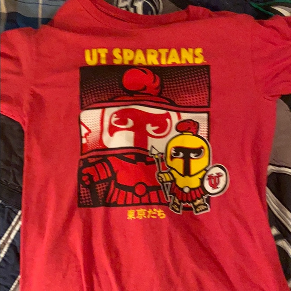 University of Tampa Spartan shirt